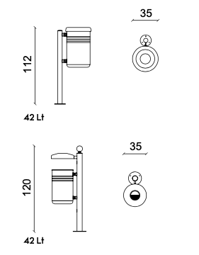 Vasart Arredo Urbano - DISEGNO TECNICO BEAN