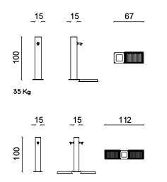 Vasart Arredo Urbano - DISEGNO TECNICO BORA