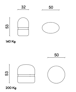 Vasart Arredo Urbano - DISEGNO TECNICO CICLOPIS-DISSASUORE