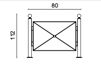 Vasart Arredo Urbano - DISEGNO TECNICO CROSSY