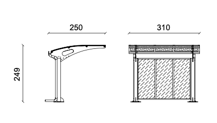Vasart Arredo Urbano - DISEGNO TECNICO DORIA