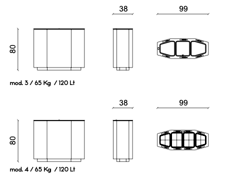 Vasart Arredo Urbano - DISEGNO TECNICO EIGHT