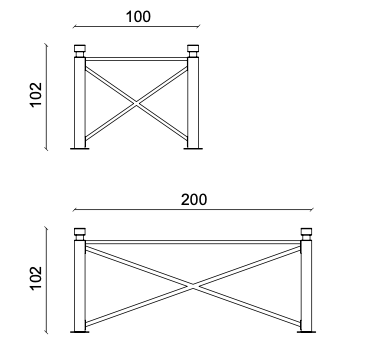 Vasart Arredo Urbano - DISEGNO TECNICO IRON