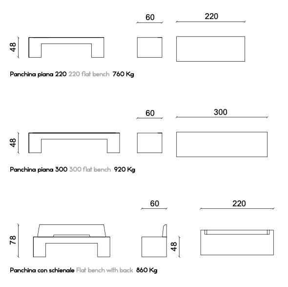 Vasart - Panchina Arredo Urbano - DISEGNO TECNICO PANCA DELLE CORTI Vasart - Panchina Arredo Urbano - DISEGNO TECNICO PANCA DELLE CORTI