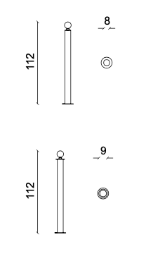 Vasart Arredo Urbano - DISEGNO TECNICO POLE
