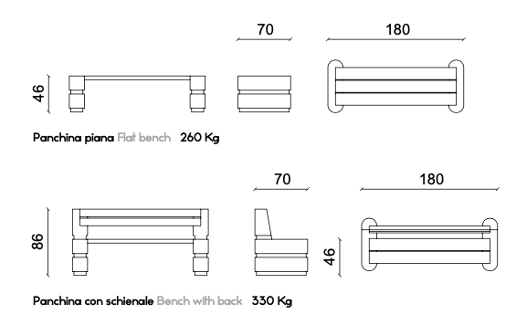 Vasart Arredo Urbano - DISEGNO TECNICO QUARZINA