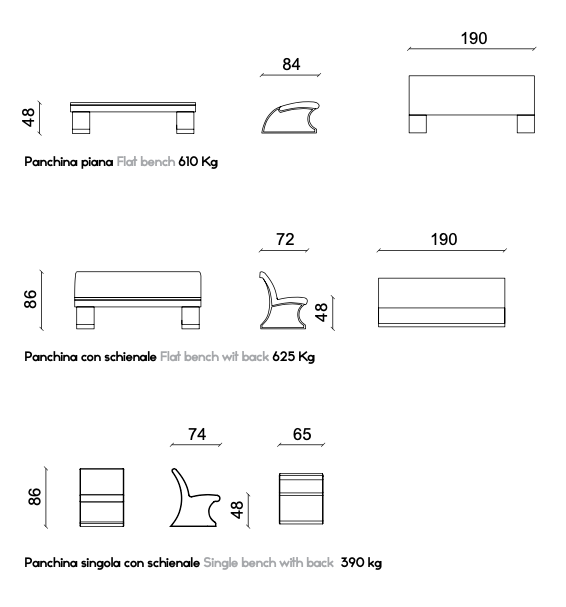 Vasart - Panchina Arredo Urbano - DISEGNO TECNICO RONDINE Vasart - Panchina Arredo Urbano - DISEGNO TECNICO RONDINE