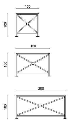 Vasart Arredo Urbano - DISEGNO TECNICO SENNA