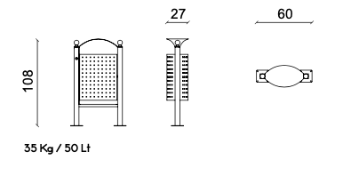 Vasart Arredo Urbano - DISEGNO TECNICO VALENCIA