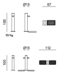 Vasart Arredo Urbano - DISEGNO TECNICO WIND