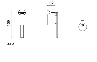 Vasart Arredo Urbano - disegno tecnico harlock